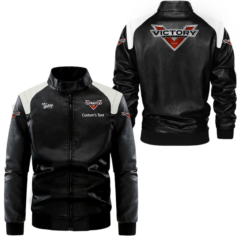 victory motorcycles lederjacke in schwarz wei fr auto fans allover print personalisierbar mit wunschname car0801062363 ph5bd