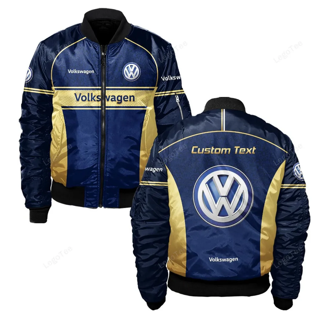 volkswagen bomberjacke fr autoliebhaber army varsity design mit wunschnamen car137021325888 4 1jiwj
