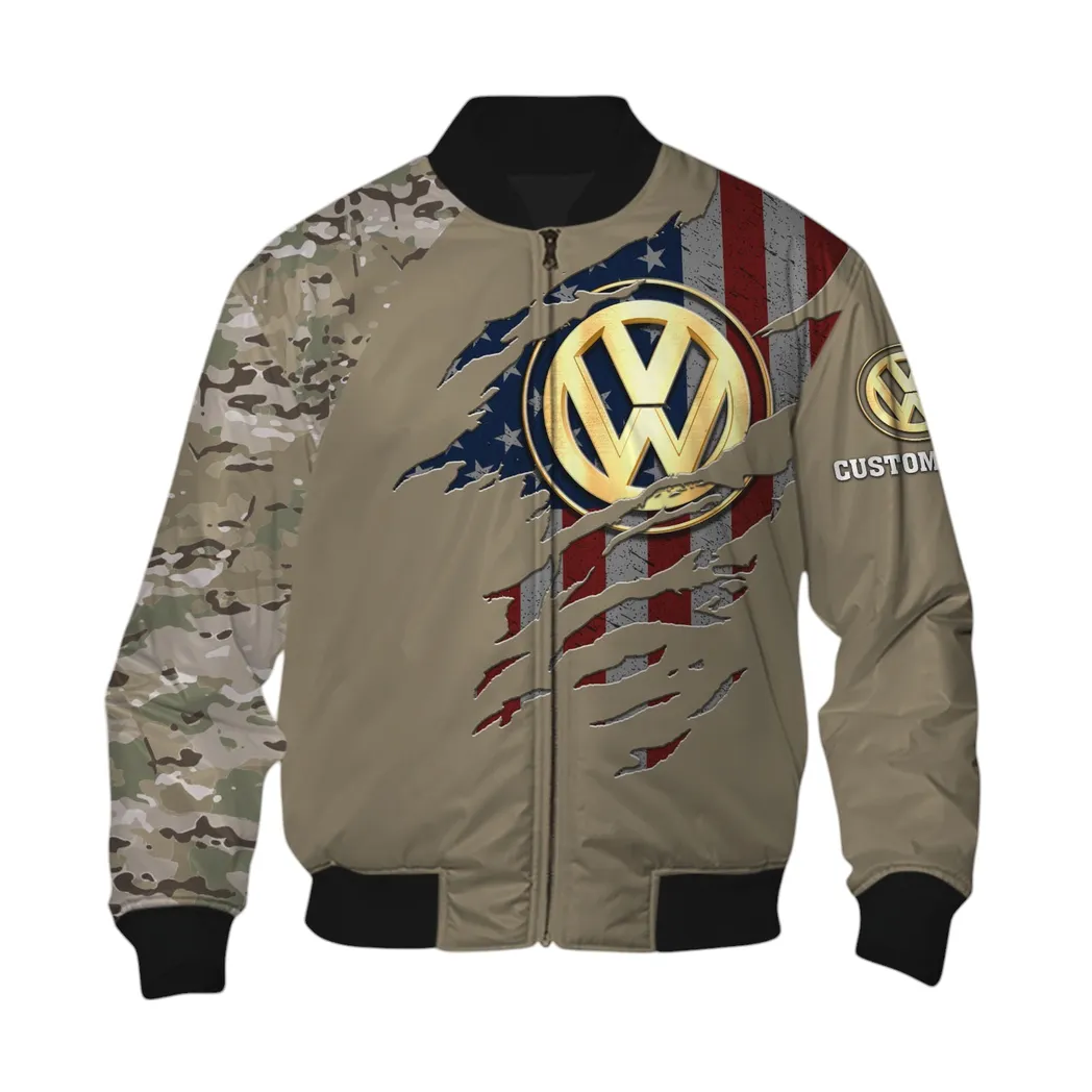 volkswagen bomberjacke fr autoliebhaber army varsity design mit wunschnamen car46021725106 6 uzsk1