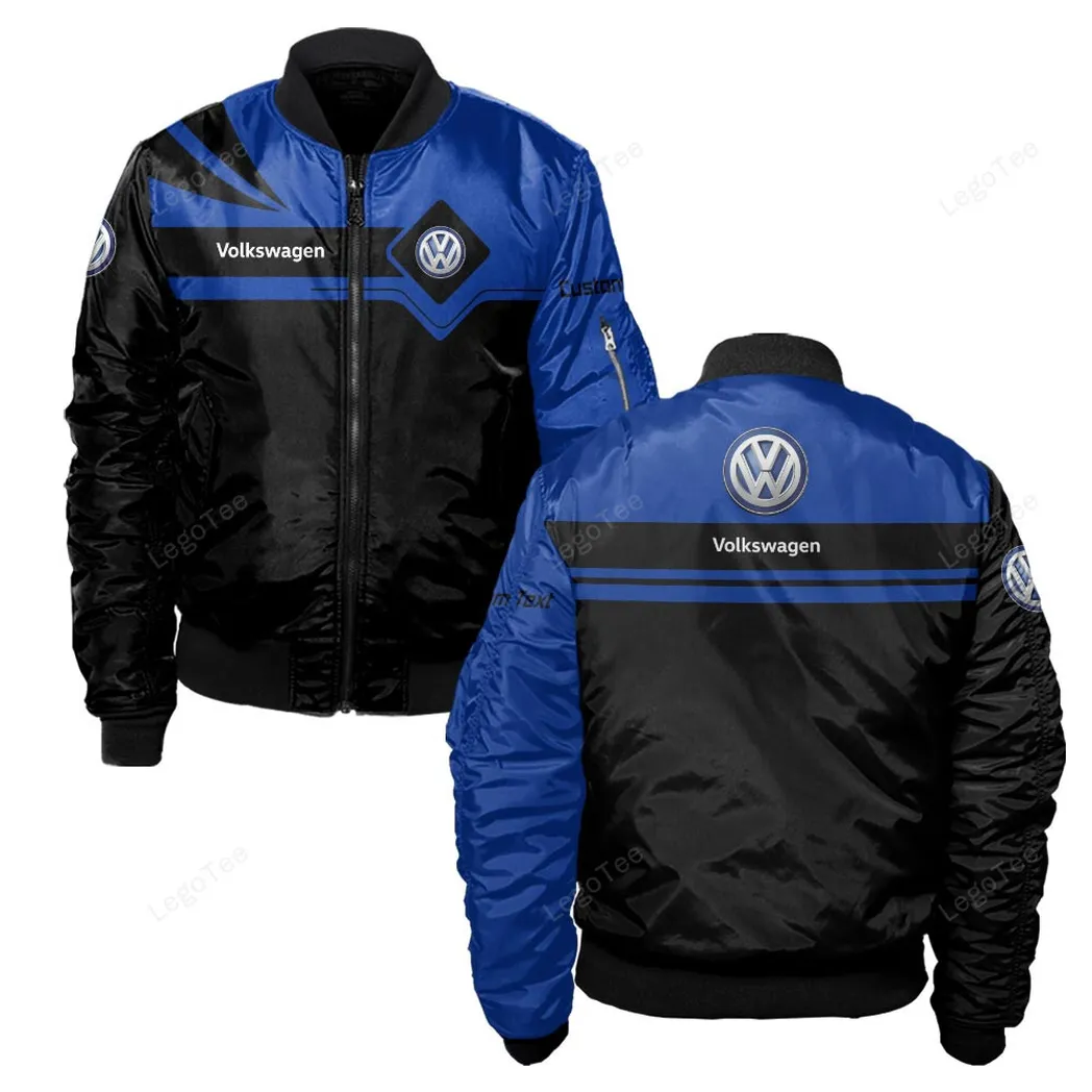 volkswagen bomberjacke fr autoliebhaber army varsity design mit wunschnamen car9803032578 bi6em