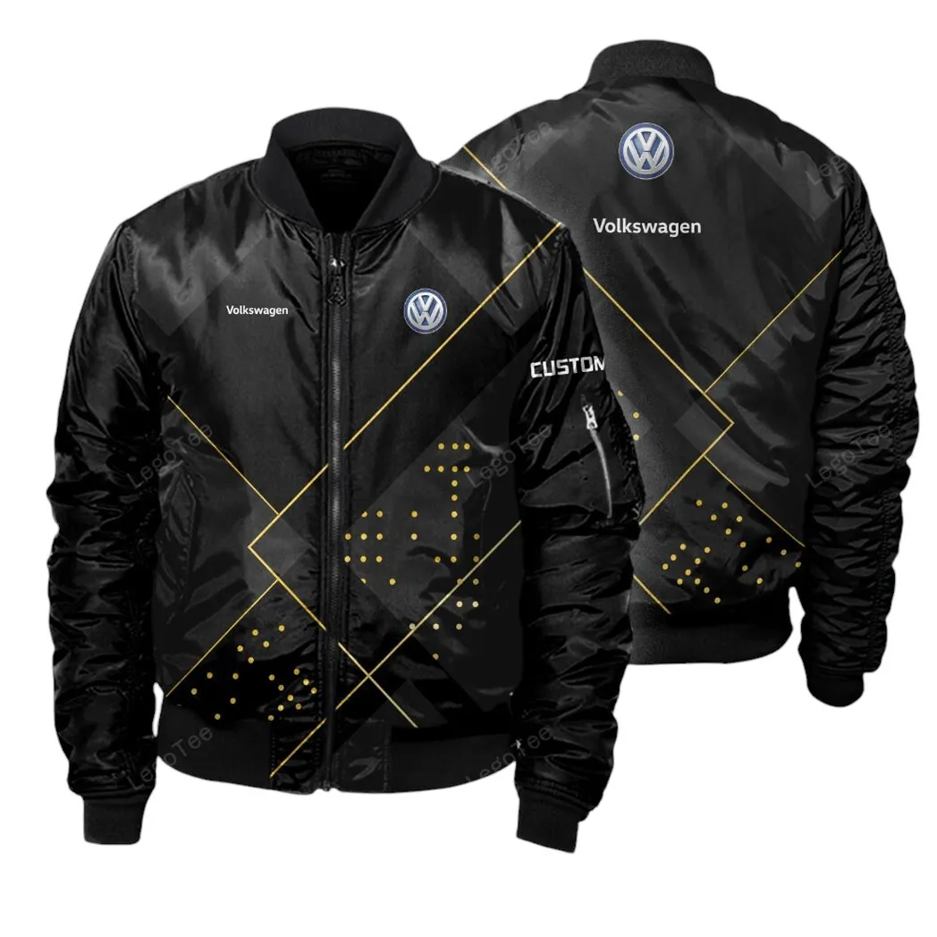 Volkswagen Bomberjacke für Sportwagen-Fans, All Over Print Geschenk für Auto-Enthusiasten Volkswagen Lovers CAR11403032578