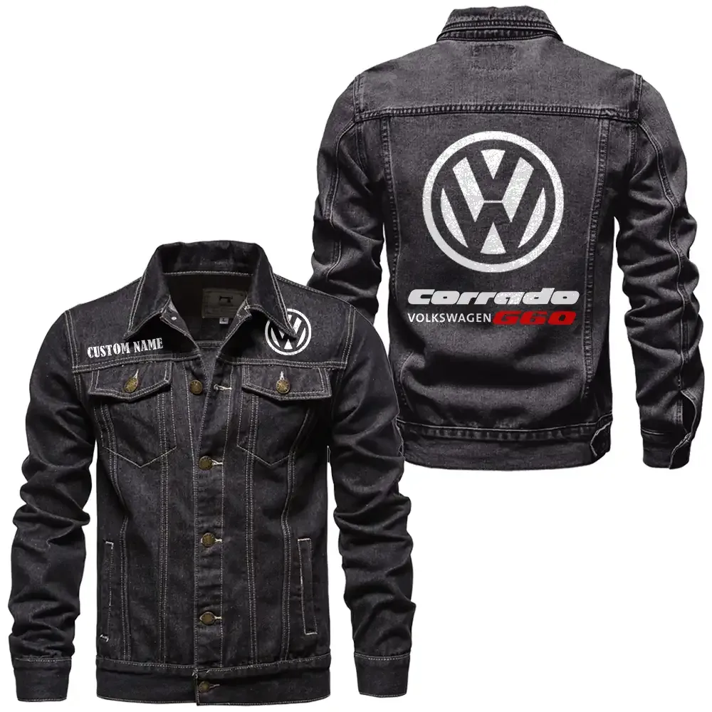 volkswagen corrado g60 jeansjacke fr auto fans vintage stil mit wunschname personalisierbar car1901132308 schwarz a9srb