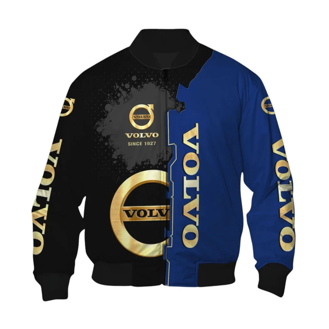Volvo Bomberjacke für Sportwagen-Fans, All Over Print Geschenk für Auto-Enthusiasten Volvo Fans CAR44021725093-6
