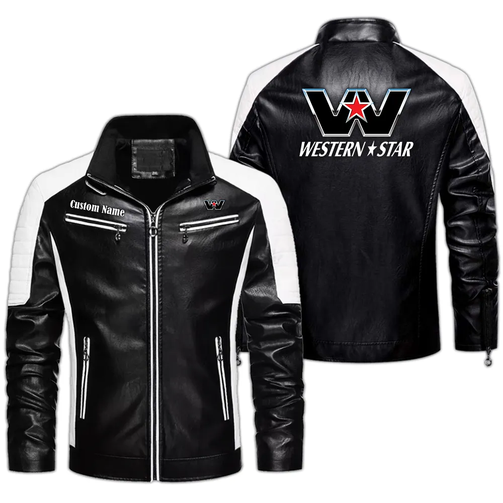 wester star custom herren lederjacke fr autoliebhaber perfektes geschenk mit namen car0401022340 schwarz fuvhn