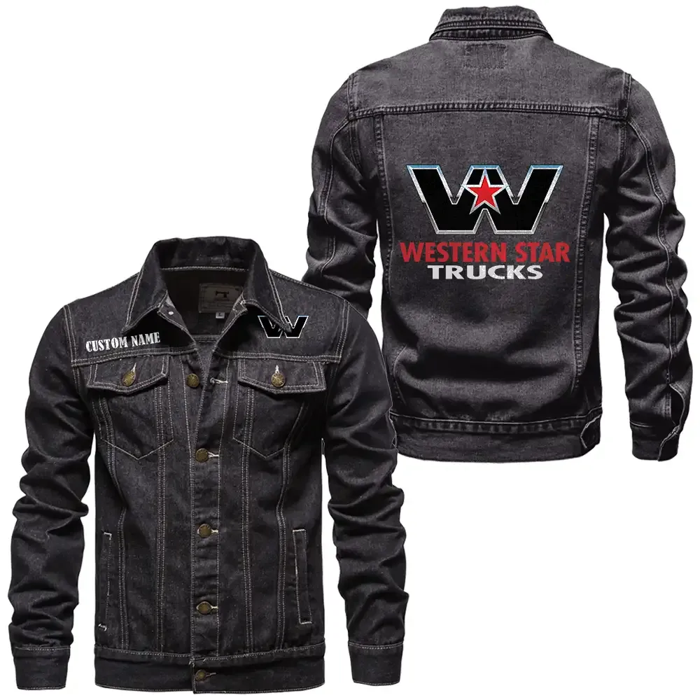 wester star jeansjacke fr auto fans vintage stil mit wunschname personalisierbar car1901132319 schwarz m0p2g