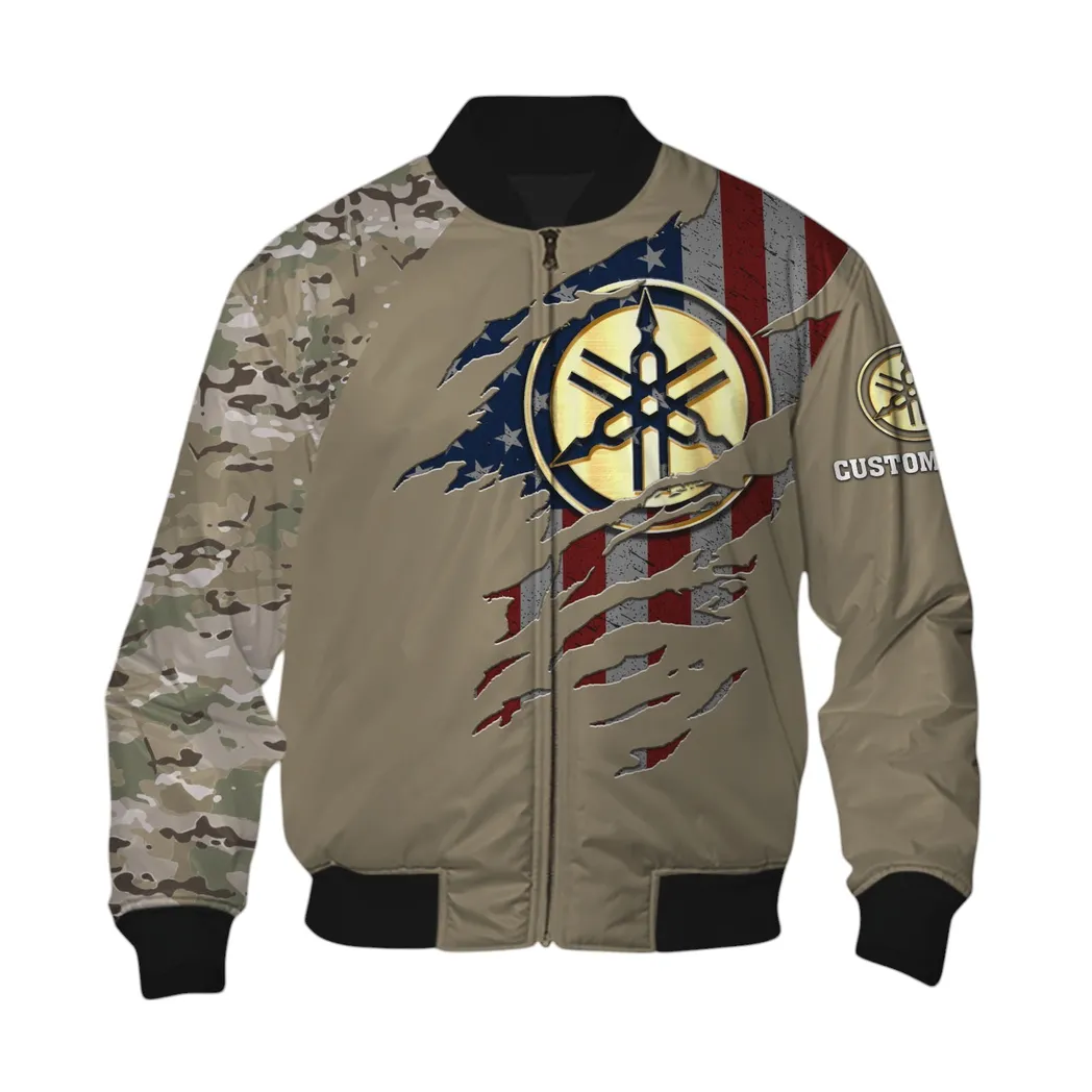 Yamaha Bomberjacke für Sportwagen-Fans, All Over Print Geschenk für Auto-Enthusiasten Yamaha Fans CAR46021725109-6