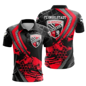 FC Ingolstadt 04 Poloshirt, Ganzflächig bedruckte Poloshirt fur FC Ingolstadt 04 fans BDE01082125105