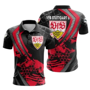 VfB Stuttgart II Poloshirt, Ganzflächig bedruckte Poloshirt fur VfB Stuttgart II fans BDE01082125116