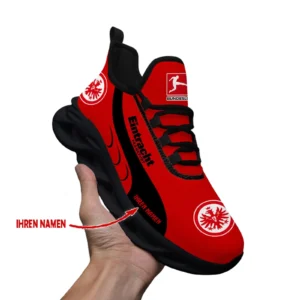 Eintracht Frankfurt Max Soul Schuhe, Ganzflächig bedruckte Max Soul Schuhe fur Eintracht Frankfurt fans BDE69082225106 - Schwarz