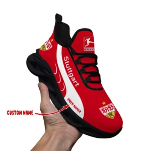 VfB Stuttgart Max Soul Schuhe, Ganzflächig bedruckte Max Soul Schuhe fur VfB Stuttgart fans BDE69082225108 - Schwarz