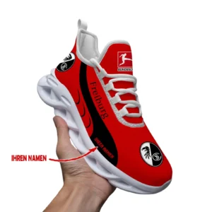 SC Freiburg Max Soul Schuhe, Ganzflächig bedruckte Max Soul Schuhe fur SC Freiburg fans BDE69082225115 - Weiß