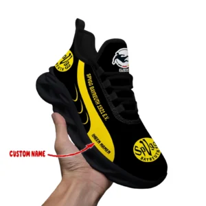 SpVgg Bayreuth Max Soul Schuhe, Ganzflächig bedruckte Max Soul Schuhe fur SpVgg Bayreuth fans BDE69082225118 - Schwarz
