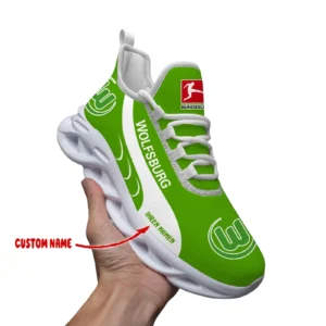 VfL Wolfsburg Max Soul Schuhe, Ganzflächig bedruckte Max Soul Schuhe fur VfL Wolfsburg fans BDE69082225123 - Weiß