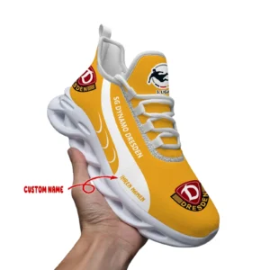 SG Dynamo Dresden Max Soul Schuhe, Ganzflächig bedruckte Max Soul Schuhe fur SG Dynamo Dresden fans BDE69082225126 - Weiß