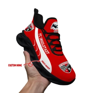 FC Ingolstadt 04 Max Soul Schuhe, Ganzflächig bedruckte Max Soul Schuhe fur FC Ingolstadt 04 fans BDE69082225150 - Schwarz