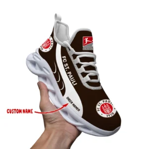 FC St. Pauli Max Soul Schuhe, Ganzflächig bedruckte Max Soul Schuhe fur FC St. Pauli fans BDE69082225155 - Weiß